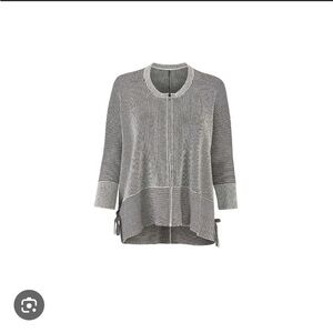 CAbi Zip Up Boxy Sweater XXS